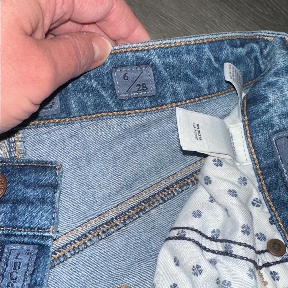 Lucky Brand women’s lucky pins Fit Blue Jeans size 6 / 28 - Picture 3 of 10